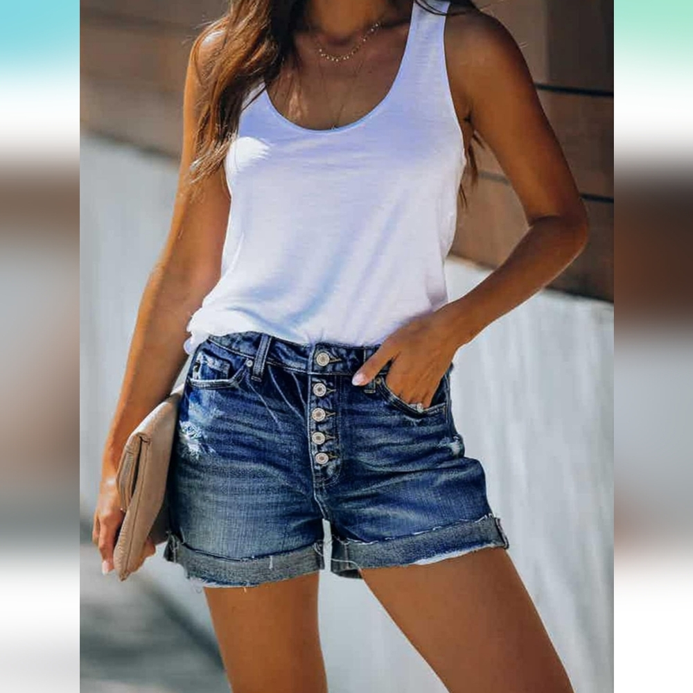 Jean Shorts - Size Small - Picture 1 of 16